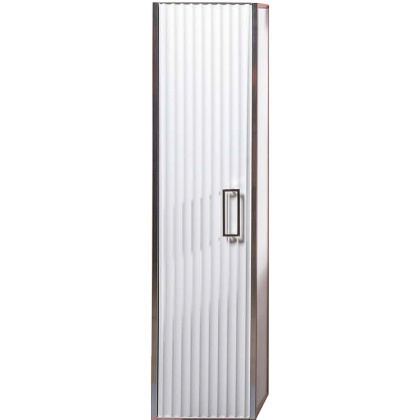 Пенал MONACO белый глянец + хром без ножек 868-WCR Boheme