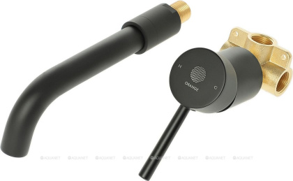 Orange Karl M05-722b смеситель для раковины скрытого монтажа, черный