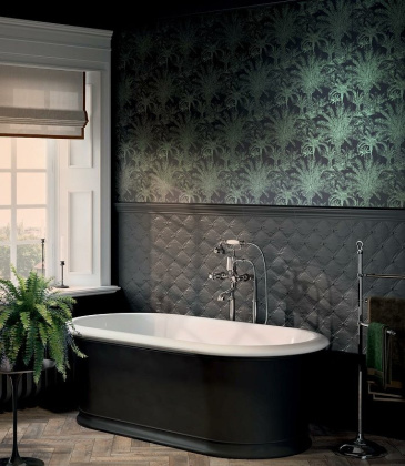 Плитка настенная 14050R Синтра Черный (120см*40см*12мм) (3шт/1,44м2) Структурная, м2