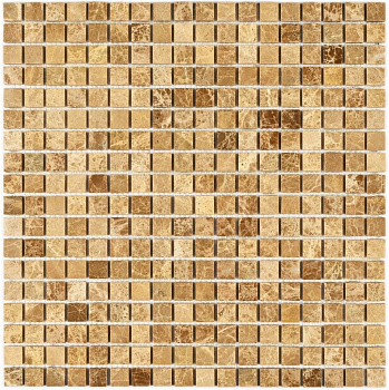 Мозаика натуральный камень Madrid-15 slim полированная (чип 4*15*15) 30,5*30,5(25шт.-2,326м2), м2