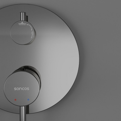 Душевой комплект SANCOS Select встраиваемый для душа, цвет хром, арт. SC3003CH Душевой комплект SANCOS Select встраиваемый для душа, цвет хром, арт. SC3003CH