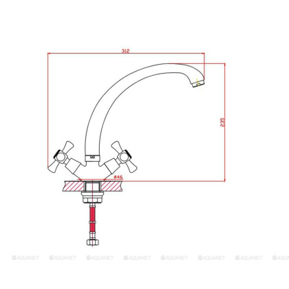 Смеситель для кухни Orange Classic Pro M72-002cr