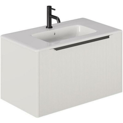 Тумба с раковиной Creto Luna Ivory 80 см, 17-IV80