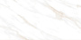 Calacatta Clarity Gold Керамогранит белый 60х120 Полированный