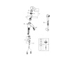Смеситель для раковины с душем Grohe Eurosmart New 23124002 хром