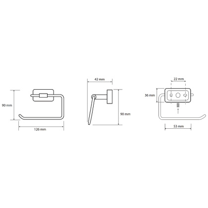 Держатель для туалетной бумаги Держатель для туалетной бумаги