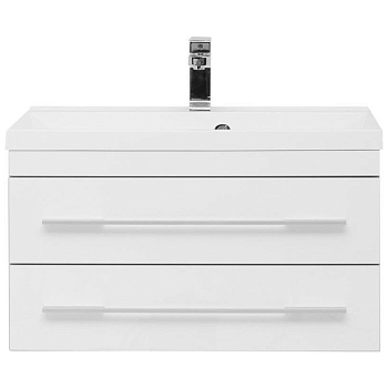 Тумба с раковиной Aquanet Верона 75 белый (подвесная 2 ящика) Тумба с раковиной Aquanet Верона 75 белый (подвесная 2 ящика)