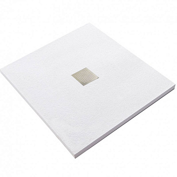 Поддон для душа из искусственного камня VST-2SR29090W, 900*900*35, белый матовый