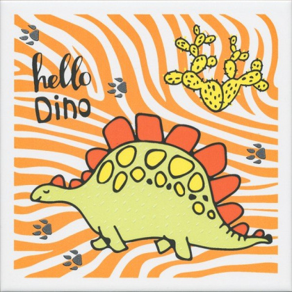Декор OP\A228\5009 Динозаврики 3 (20см*20см*7мм) (10шт/0,4м2) матовая, шт Декор OP\A228\5009 Динозаврики 3 (20см*20см*7мм) (10шт/0,4м2) матовая, шт