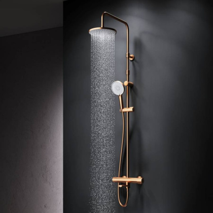 F0785A544 X-Joy, душ.система:  см-ль д/ванны/душа с ТМС, душ.штанга,верх.душ 220мм, руч.душ,роз.золо F0785A544 X-Joy, душ.система:  см-ль д/ванны/душа с ТМС, душ.штанга,верх.душ 220мм, руч.душ,роз.золо