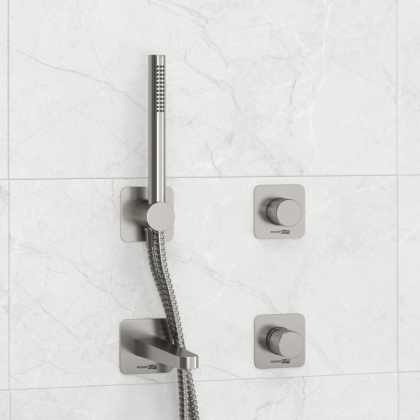 A6451.296.298.275.100.276 Встраиваемый комплект для ванны с лейкой и изливом A6451.296.298.275.100.276 Встраиваемый комплект для ванны с лейкой и изливом