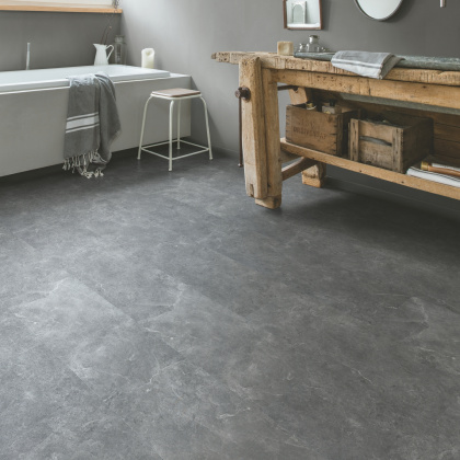 Виниловый ламинат Quick Step SPC Volcano VSPC 20254 Мрамор Серый