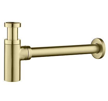 Сифон Timo 958/17L для раковины золото матовое Сифон Timo 958/17L для раковины золото матовое