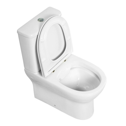 ENERGIA Чаша унитаза с сиденьем дюропласт soft close, P-trap BB8134CPR/SC ENERGIA Чаша унитаза с сиденьем дюропласт soft close, P-trap BB8134CPR/SC