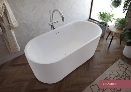 Акриловая ванна отдельно стоящая, цельная, белая матовая внутри, серая матовая снаружи,  METAURO-INT-Central-180-80-60-G-W-MATT Акриловая ванна отдельно стоящая, цельная, белая матовая внутри, серая матовая снаружи,  METAURO-INT-Central-180-80-60-G-W-MATT