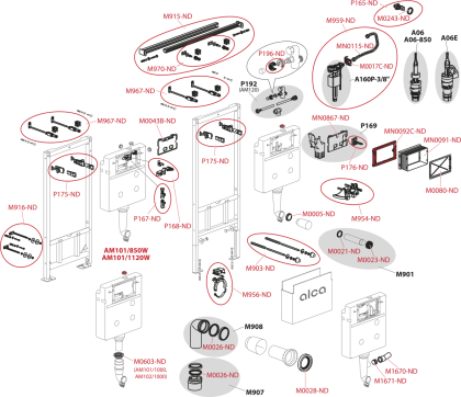 Скрытая система инсталляции для сухой установки