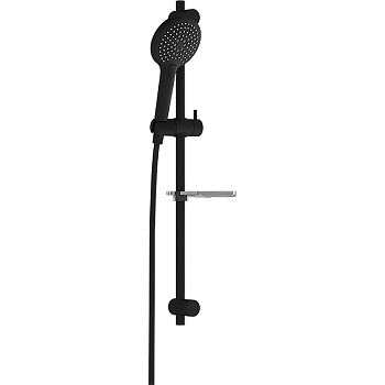 Душевой комплект Bliss, матовый черный