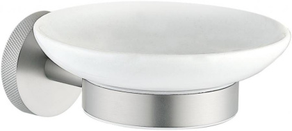 Мыльница для ванной Allen Brau Priority 6.31005-BN белый/никель браш Мыльница для ванной Allen Brau Priority 6.31005-BN белый/никель браш