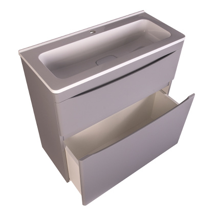 Тумба напольная Creto Oro 80 см 24-ST80-GR серый люкс