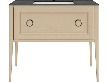 Тумба PLAZA Classic Neo напольная с ящиком 100, капучино матовая PL.CN.100.1\CAP.M Тумба PLAZA Classic Neo напольная с ящиком 100, капучино матовая PL.CN.100.1\CAP.M