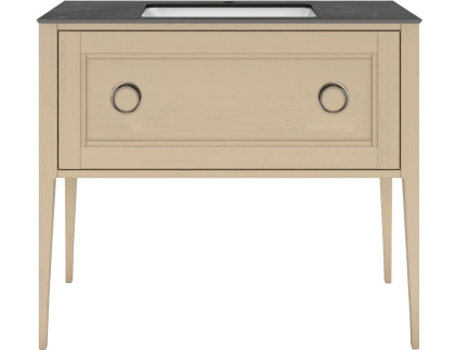 Тумба PLAZA Classic Neo напольная с ящиком 100, капучино матовая PL.CN.100.1\CAP.M Тумба PLAZA Classic Neo напольная с ящиком 100, капучино матовая PL.CN.100.1\CAP.M