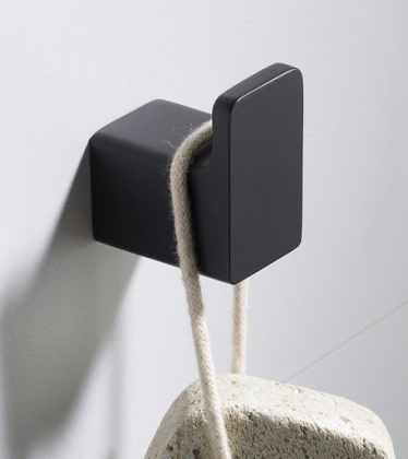 Крючок одинарный Timo Selene Black 14011/03