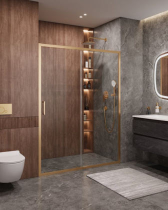 MOLVENO-BF-1-110-C-Cr-IV Душевая дверь