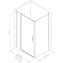 Душевой уголок Allen Brau Priority 140x100 3.31036.BBA + 3.31048.BBA черный браш Душевой уголок Allen Brau Priority 140x100 3.31036.BBA + 3.31048.BBA черный браш