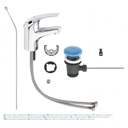 Смеситель для раковины Grohe Euroeco 23262000 хром