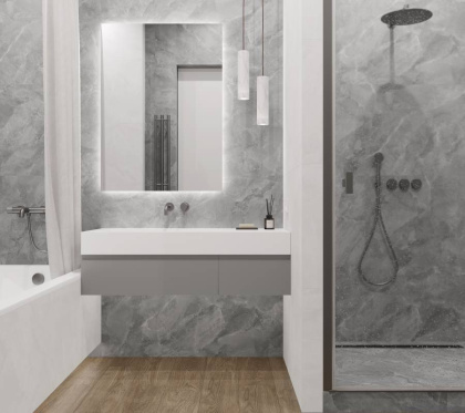 Regnum Grigio Керамогранит серый CR6060G0401R 59,5х59,5 матовый
