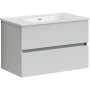 Тумба подвесная SANCOS Urban 790х450х550, c двумя ящиками оснащенными доводчиками, белый глянец , арт. UR80W Тумба подвесная SANCOS Urban 790х450х550, c двумя ящиками оснащенными доводчиками, белый глянец , арт. UR80W