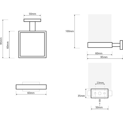 Держатель зубных щеток, стакан