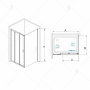 Душевой уголок RGW PA-73 P (PA-13 + 2Z-050-2) 06087300-011P 100x100x195 Душевой уголок RGW PA-73 P (PA-13 + 2Z-050-2) 06087300-011P 100x100x195