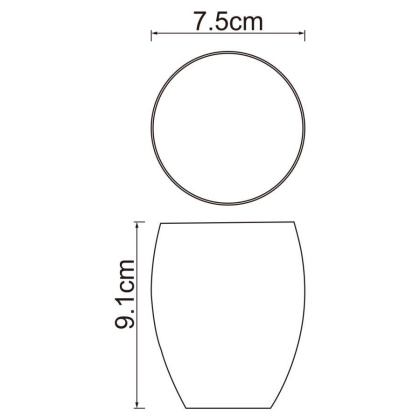 Ruwer K-6728 Стакан для зубных щеток Ruwer K-6728 Стакан для зубных щеток