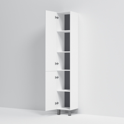 M90CSL0306WG GEM, шкаф-колонна, напольный, левый, 30 см, двери, push-to-open, цвет: Белый, глянец M90CSL0306WG GEM, шкаф-колонна, напольный, левый, 30 см, двери, push-to-open, цвет: Белый, глянец