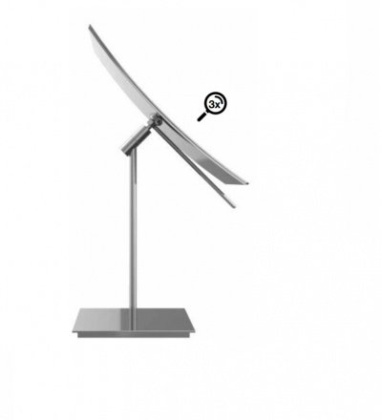 Косметическое зеркало без подсветки 190x300