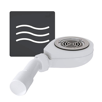 Сифон для душевых поддонов RGW S-016-1 Волна Графит 90 мм Сифон для душевых поддонов RGW S-016-1 Волна Графит 90 мм