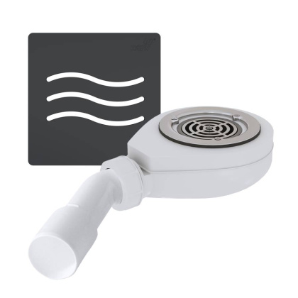 Сифон для душевых поддонов RGW S-016-1 Волна Графит 90 мм Сифон для душевых поддонов RGW S-016-1 Волна Графит 90 мм