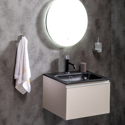 Тумба без раковины Vallessi 60*46см КАШЕМИР матовый, 1 полка 837-060-C Boheme