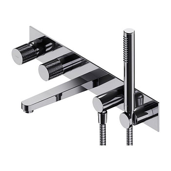 Смеситель для ванны скрытого монтажа OMNIRES CONTOUR CT8037_1CR (хром) Смеситель для ванны скрытого монтажа OMNIRES CONTOUR CT8037_1CR (хром)