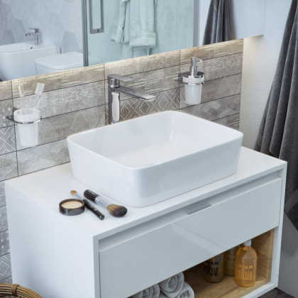 Дозатор жидкого мыла подвесной EXCELLENT Kobo (хром)