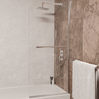 Шторка на ванну RGW Screens SC-15 80х140 06111508-11 профиль Хром стекло прозрачное Шторка на ванну RGW Screens SC-15 80х140 06111508-11 профиль Хром стекло прозрачное