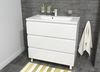 Комплект мебели Bali New 900х450 напольный 3 ящика (ШхГхВ) 898х446х860 Комплект мебели Bali New 900х450 напольный 3 ящика (ШхГхВ) 898х446х860