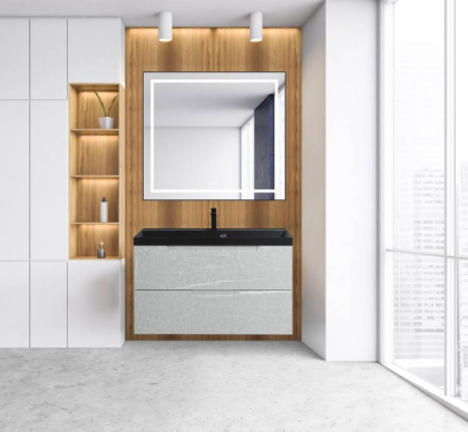 Раковина из литьевого мрамора BelBagno BB1000/450-LV-MR-AST Раковина из литьевого мрамора BelBagno BB1000/450-LV-MR-AST