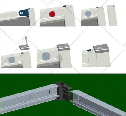 Душевой уголок RGW Classic CL-44 100х80 32094480-11 профиль Хром стекло прозрачное