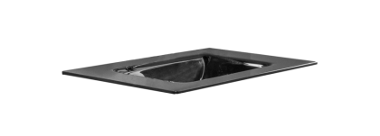 Столешница стекло 80 см моноблок BLACK
