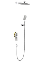 Душевая система Timo Helmi SX-4069/00-16SM скрытого монтажа, хром-белый