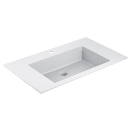 Раковина VCB-13800W из искусственного камня, цвет белый Раковина VCB-13800W из искусственного камня, цвет белый