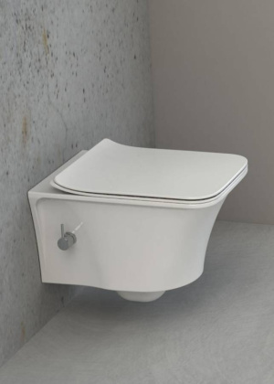 Mirage подвесной унитаз с биде глянец белый Mirage подвесной унитаз с биде глянец белый