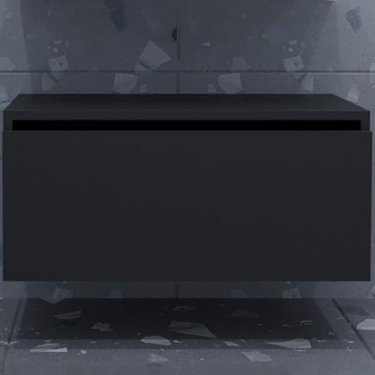 Ящик под столешницу 60см АНТРАЦИТ мат. VALLESSI UNO-S 897-060-A mat Boheme